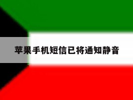 苹果手机短信已将通知静音