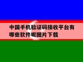 中国手机验证码接收平台有哪些软件呢图片下载的简单介绍