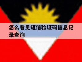 怎么看见短信验证码信息记录查询