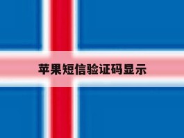 苹果短信验证码显示