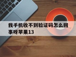 我手机收不到验证码怎么回事呀苹果13