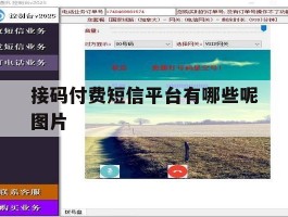 接码付费短信平台有哪些呢图片